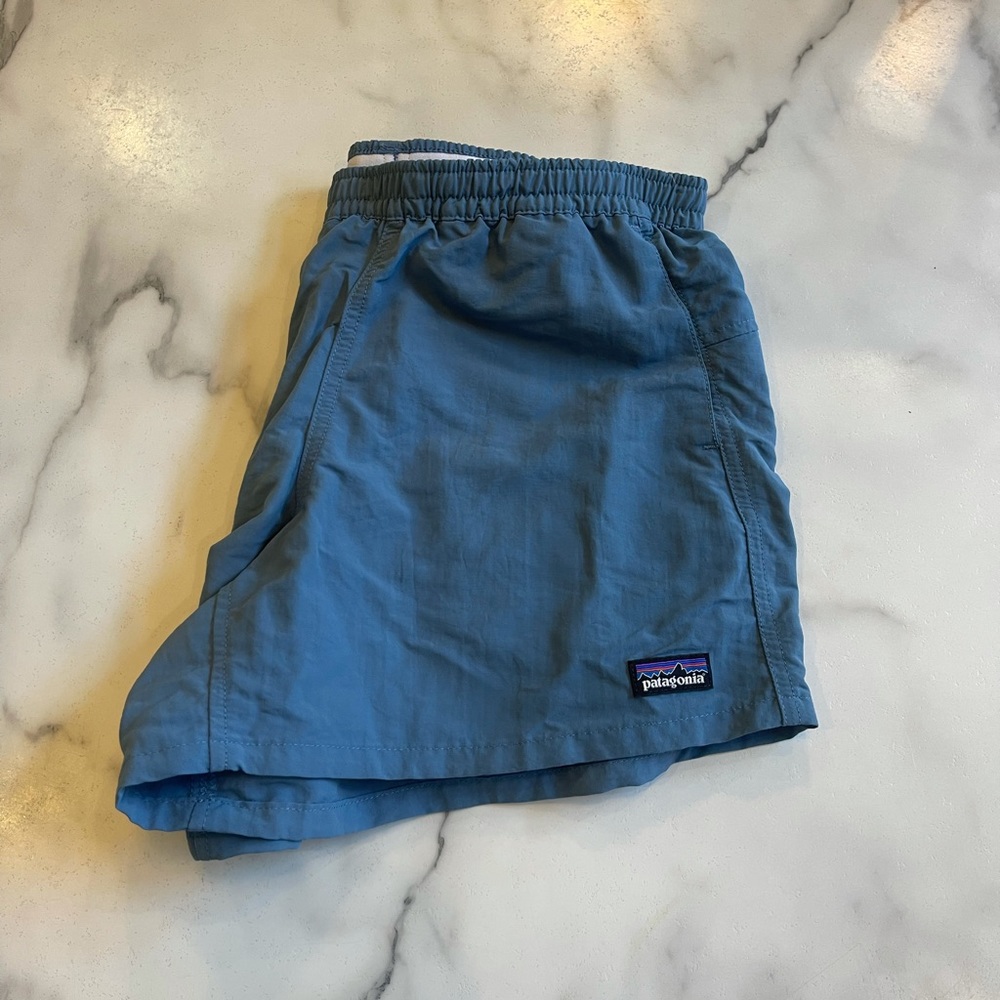 Blue Patagonia shorts